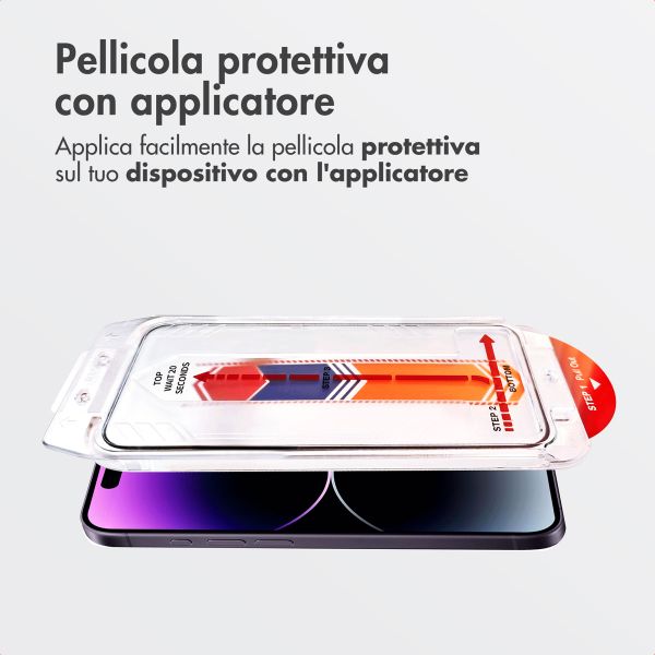Accezz Vetro temperato + Applicatore Apple iPhone 14 Pro