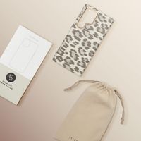 Selencia Cover Sabi Stampa pantera con MagSafe Samsung Galaxy S24 Ultra - Soft Ivory