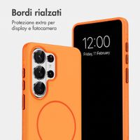 imoshion Cover posteriore Color con Thin MagSafe Ring Samsung Galaxy S26 Ultra - Arancio
