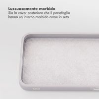 Accezz Cover a libro Edge rimovibile con MagSafe Samsung Galaxy A27 (5G) - Grigio