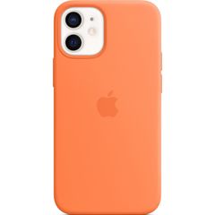 Apple Cover Posteriore in Silicone con MagSafe Apple iPhone 12 Mini - Kumquat