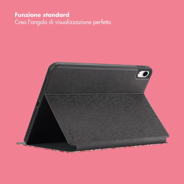 Selencia Cover per tablet Vivid Apple iPad 11 (2025) 11 pollici A16 / iPad 10 (2022) 10.9 pollici - Wild Spots Lipstick
