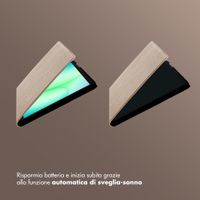 Selencia Cover Riva Samsung Galaxy Tab A11 Plus - Beige