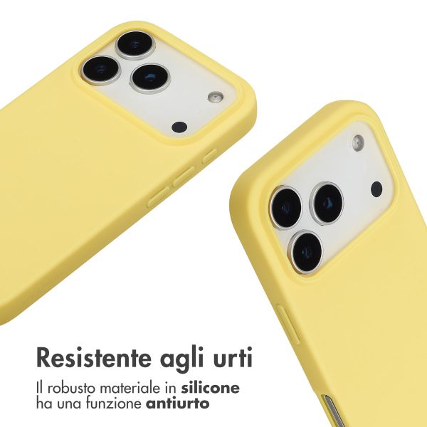 imoshion Cover in Silicone con Cordino Apple iPhone 17 Pro - Giallo