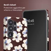 Selencia Cover posteriore Vivid con MagSafe Samsung Galaxy S26 Ultra - Choco Flower Pop