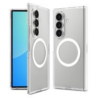 Spigen Cover posteriore Ultra Hybrid Pro MagFit Samsung Galaxy Z Fold 8 Ultra - Clear / White