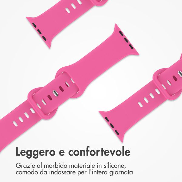 imoshion Cinturino in silicone⁺ Apple Watch | 38/40/41/42 mm - Taglia S/M - Barbie Pink