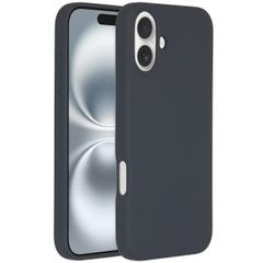 Accezz Cover in silicone liquido con MagSafe Apple iPhone 16 Plus - Blu scuro
