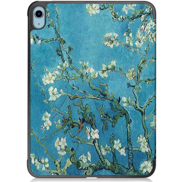 imoshion Cover Trifold Design Apple iPad 11 (2025) 11 pollici A16 / iPad 10 (2022) 10.9 pollici - Green Plant