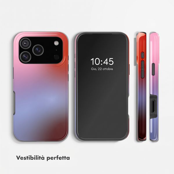 Selencia Cover Posteriore Vivid Apple iPhone 17 Pro - Gradient Soft Blush