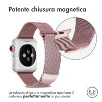 imoshion Cinturino milanese magnetico Apple Watch | 38/40/41/42 mm - Taglia M - Rosa