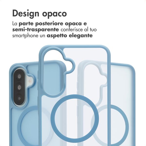 imoshion Cover posteriore Color Guard con MagSafe Samsung Galaxy A37 (5G) - Azzurro