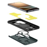 Spigen Cover Posteriore Corazzata Tough con MagSafe Samsung Galaxy S26 Ultra - Abyss Green