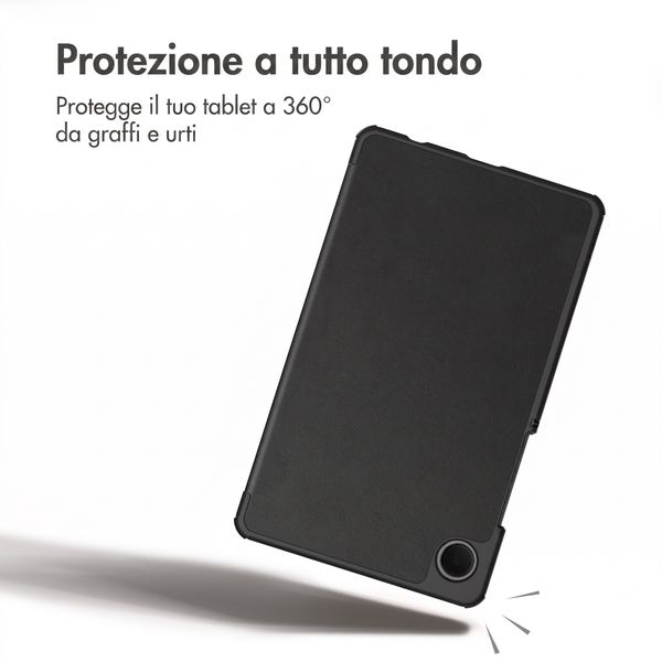 imoshion Cover a libro Trifold Samsung Galaxy Tab A11 / A9 8.7 pollici - Nero