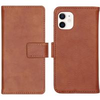 imoshion Cover a libro di Lusso Apple iPhone 12 Mini - Marrone