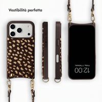 Selencia Nova cover posteriore in vera pelle con portacarte Apple iPhone 17 Pro Max - Fawn Chic