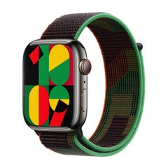 Apple Cinturino Sport Loop Apple Watch | 38/40/41/42 mm - Black Unity
