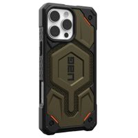 UAG Cover Posteriore Monarch Pro Apple iPhone 16 Pro Max - Kevlar Element Green