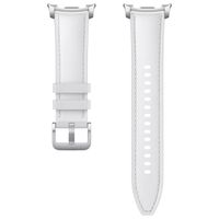 Samsung Cinturino Original Hybrid in pelle vegana Samsung Galaxy Watch 8 (40/44mm) / Classic (46mm) - White