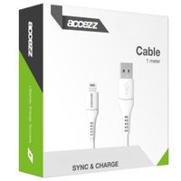 Accezz Cavo Lightning a USB – certificazione MFi – 1 metro – Nero