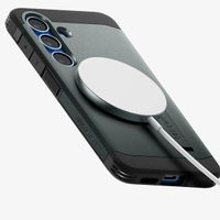 Spigen Cover Posteriore Corazzata Tough con MagSafe Samsung Galaxy S25 Plus - Abyss Green
