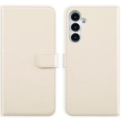 Selencia Cover a libro in vera pelle Samsung Galaxy A16 - Greige