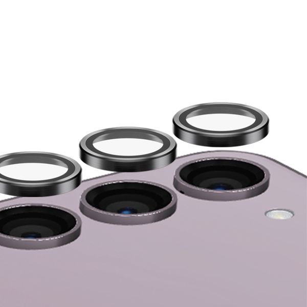 PanzerGlass Pellicole protettive per la fotocamera Hoops Optic Rings per Samsung Galaxy S24 Plus - Nero