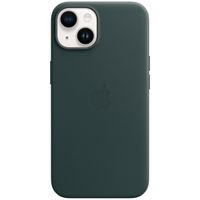 Apple Cover Posteriore in Pelle con MagSafe Apple iPhone 14 - Forest Green