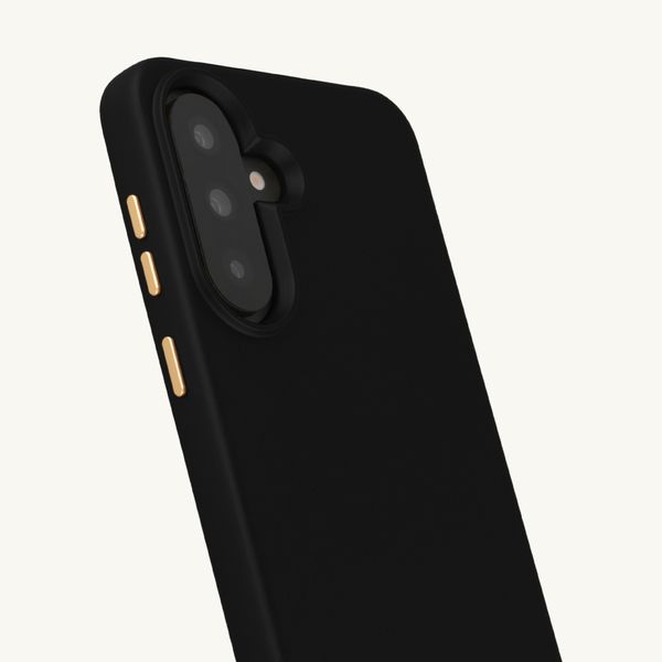 Selencia Cover posteriore Rivièra con MagSafe con ganci rimovibili Samsung Galaxy A36 / A56 - Velvet Black
