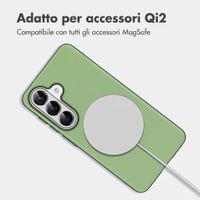 imoshion Cover posteriore Color con Thin MagSafe Ring Samsung Galaxy S26 - Verde scuro
