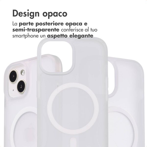imoshion Cover posteriore Color Guard con MagSafe Apple iPhone 14 / 13 - Bianco
