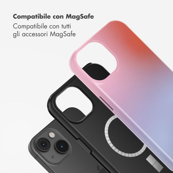 Selencia Cover posteriore Vivid con MagSafe Apple iPhone 14 - Gradient Soft Blush