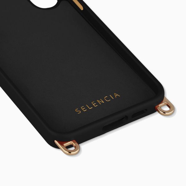 Selencia Cover posteriore Rivièra con MagSafe con ganci rimovibili Samsung Galaxy S24 FE - Velvet Black