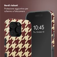 Selencia Cover posteriore Vivid con MagSafe Apple iPhone 16 Pro - Pied-de-Poule