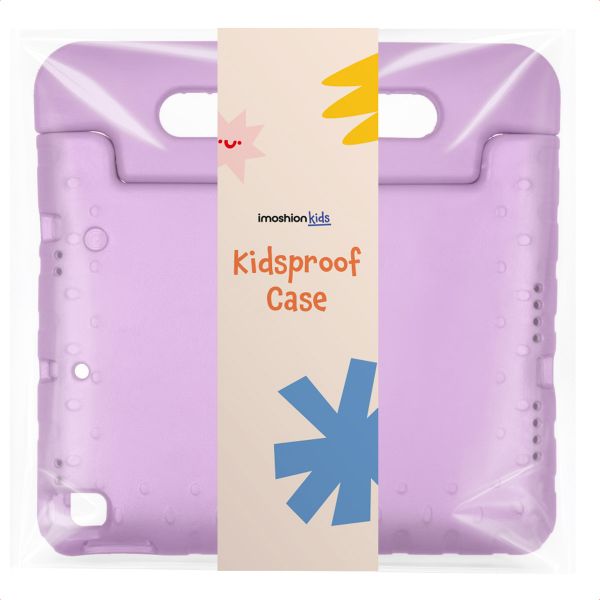 imoshion Cover Posteriore Kidsproof con Maniglia Samsung Galaxy Tab S11 / S9 11.0 pollici / S10 Lite / S10 FE / S9 FE 10.9 pollici - Lilla