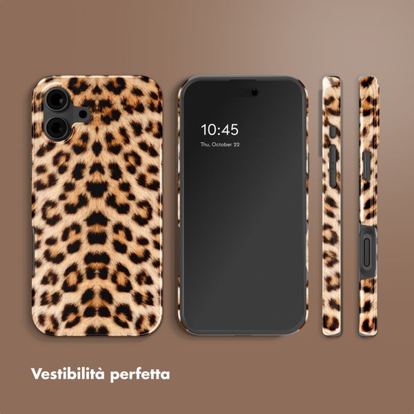 Selencia Cover Posteriore Vivid Apple iPhone 16 - Wild Leo
