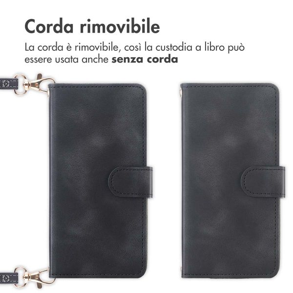 imoshion Cover a libro con Cordino Apple iPhone 17 - Nero