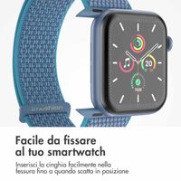 imoshion Cinturino in nylon Apple Watch | 44/45/46/49 mm - Marine Blue