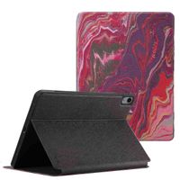 Selencia Cover per tablet Vivid Apple iPad Air 11 pollici (2026) M4 / (2025) M3 / (2024) M2 / Air 5 (2022) / Air 4 (2020) - Marble Plum
