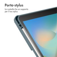 imoshion Cover Origami Apple iPad 9 (2021) 10.2 pollici / iPad 8 (2020) 10.2 pollici / iPad 7 (2019) 10.2 pollici - Verde scuro