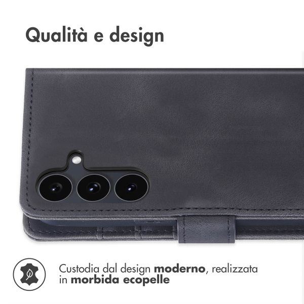 imoshion Cover a libro con Cordino Samsung Galaxy S25 FE - Nero