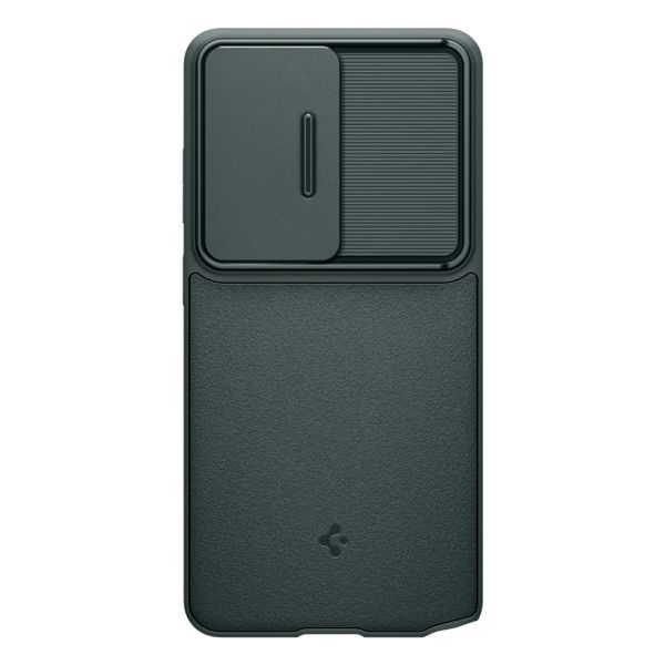 Spigen Cover Optik Armor con Slitta per Fotocamera Samsung Galaxy S26 Ultra - Abyss Green