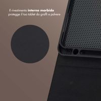 Selencia Cover Riva Apple iPad Air 11 pollici (2026) M4 / (2025) M3 / (2024) M2 / Air 5 (2022) / Air 4 (2020) - Nero