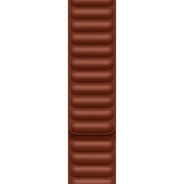 Apple Cinturino Leather Link Apple Watch | 44/45/46/49 mm - Taglia M/L - Umber