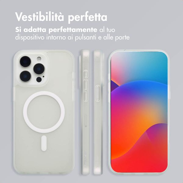 imoshion Cover posteriore Color Guard con MagSafe Apple iPhone 15 Pro Max - Bianco