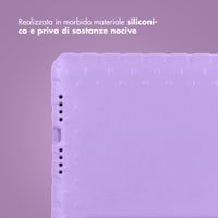 imoshion Cover Posteriore Kidsproof con Maniglia Apple iPad 9 (2021) 10.2 pollici / iPad 8 (2020) 10.2 pollici / iPad 7 (2019) 10.2 pollici - Lilla