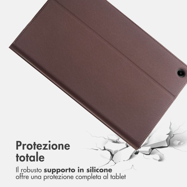 Accezz Cover Tablet Classica Samsung Galaxy Tab A9 Plus - Marrone