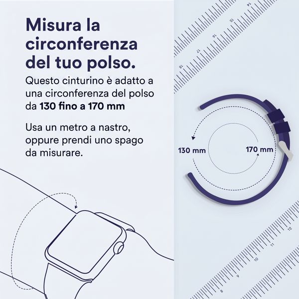 imoshion Cinturino milanese magnetico Apple Watch | 38/40/41/42 mm - Taglia S - Colorful