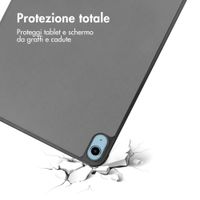 imoshion Cover a libro Trifold Apple iPad 11 (2025) 11 pollici A16 / iPad 10 (2022) 10.9 pollici - Grigio
