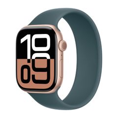 Apple Cinturino Solo Loop Apple Watch | 38/40/41/42 mm - Taglia 6 - Lake Green